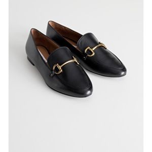 &Other Stories Equestrian Buckle Loafers